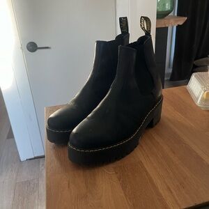 Dr. Martens Black Platform Chelsea Boots
